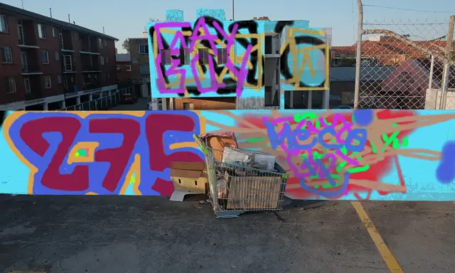 Graffiti artwork by AOSER275