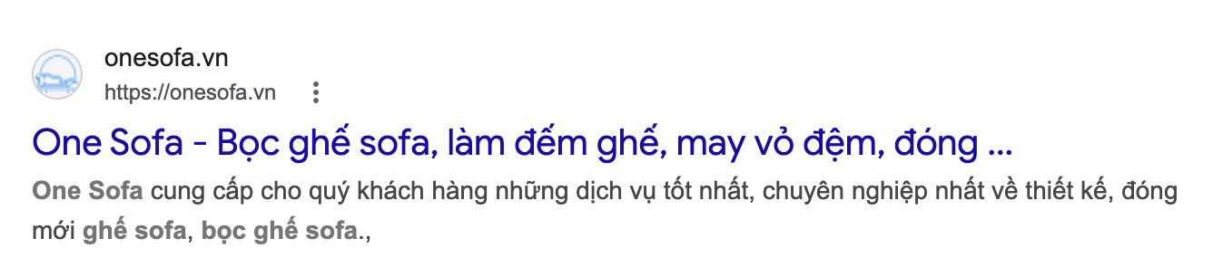 Kết quả Google cần bấm vào