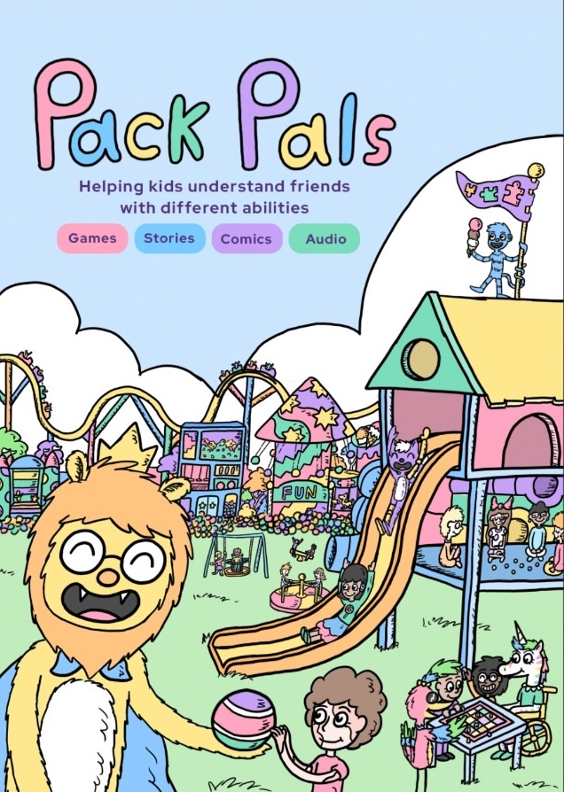 Pack Pals book cover by Danny Arafa