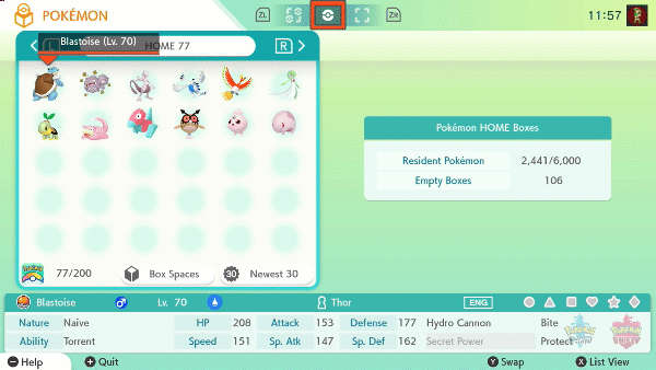 12 of the Pokemon we've been discussing and transferring through the generations, all present in Pokemon Home