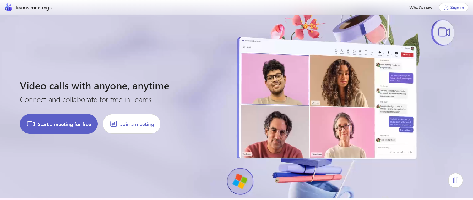 Screenshot of msmeet.us