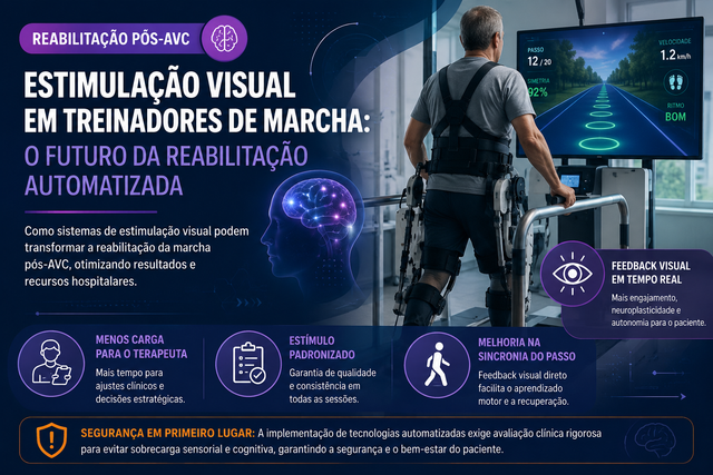 Estimulação visual em reabilitação robótica pós-AVC: Avanços na neuroplasticidade