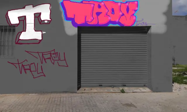 Graffiti artwork by TROY