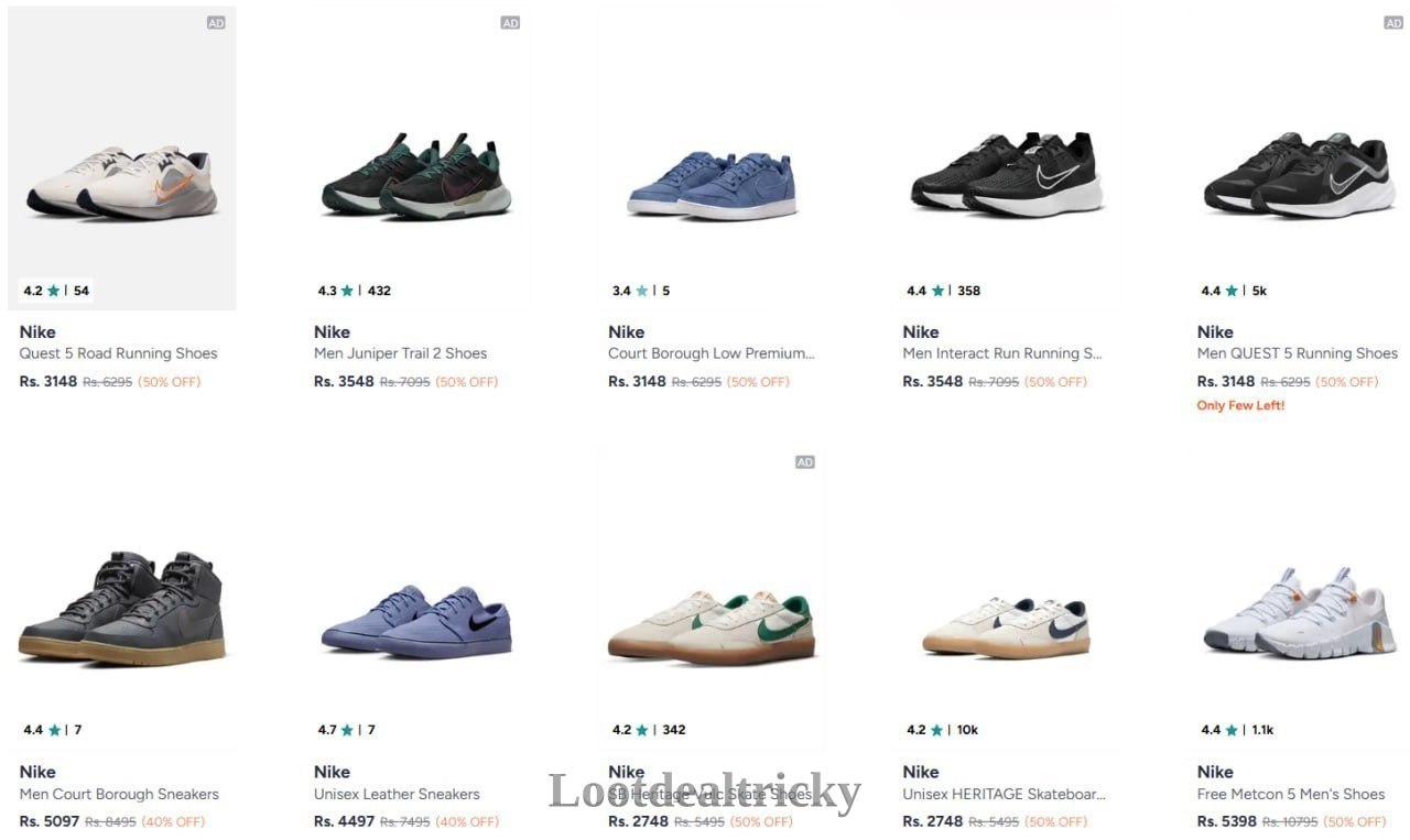 Nike Sneakers At – Lowest Price Get 50% OFF Today Nike Sneakers At – Lowest Price Get 50% OFF Today
