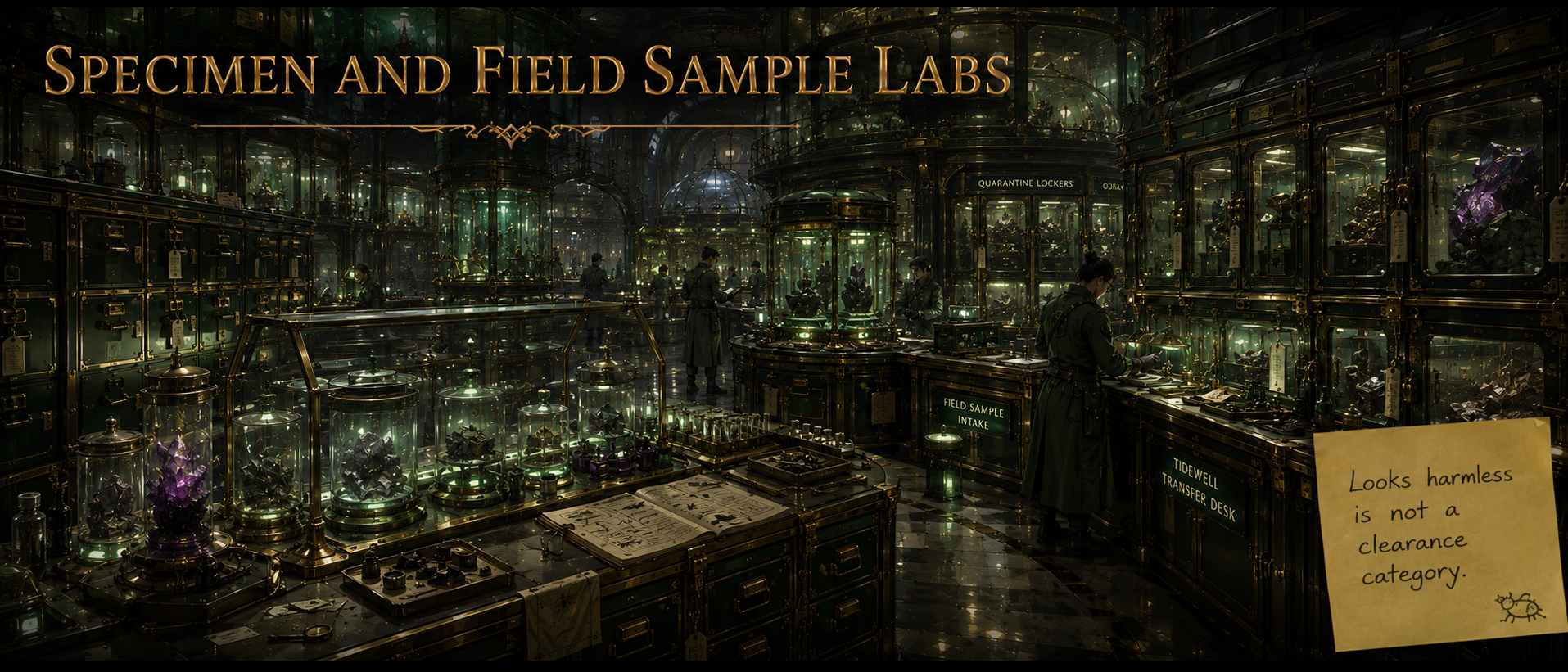Specimen and Field Sample Labs