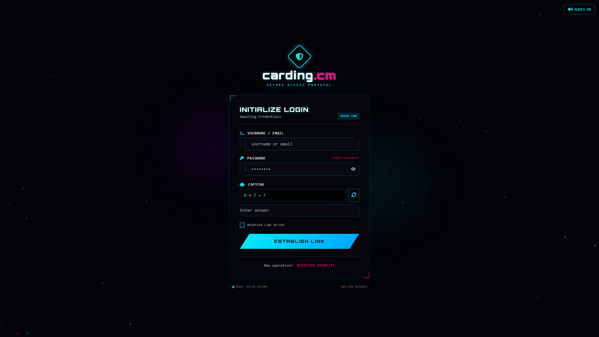 Stored capture of carding.cm
