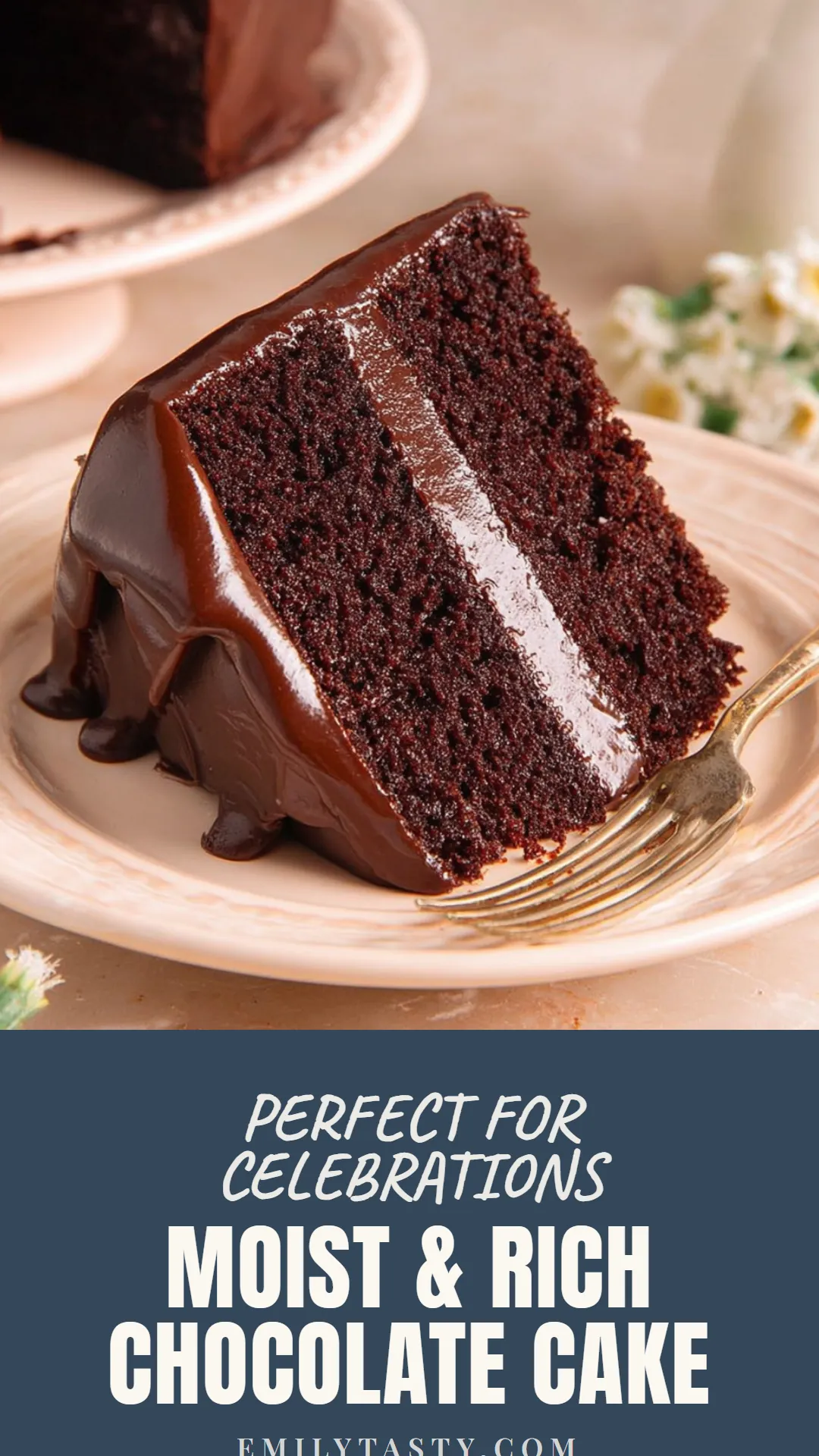 Indulge in this decadent moist chocolate cake that will surely impress your guests at any celebration. This easy homemade cake is rich, fluffy, and bursting with chocolate flavor, making it the best choice for birthdays, anniversaries, or just a sweet treat. With simple ingredients and quick preparation, you can whip up this delightful dessert in no time. Don't miss out on satisfying your chocolate cravings – click for the full recipe.