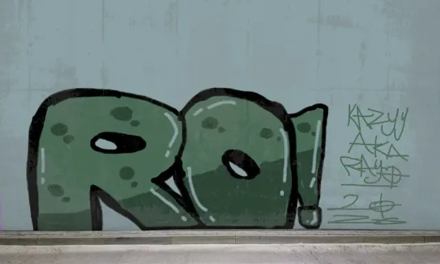 Graffiti artwork by Kazyy12