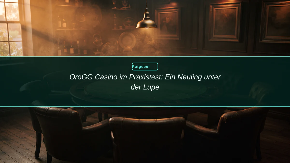 OroGG Casino im Praxistest: Ein Neuling unter der Lupe