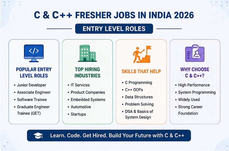 Challenges for C C++ Freshers 2026