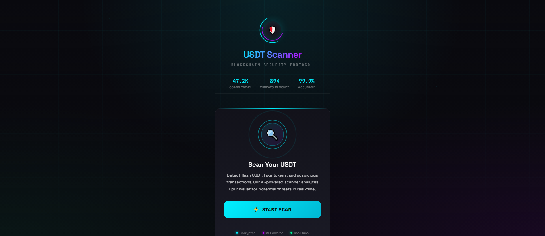 Forensic screenshot of checkusd.in showing the phishing page layout