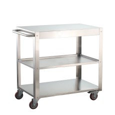 WORK TROLLEY 840X530X864MM S/STEEL TOP