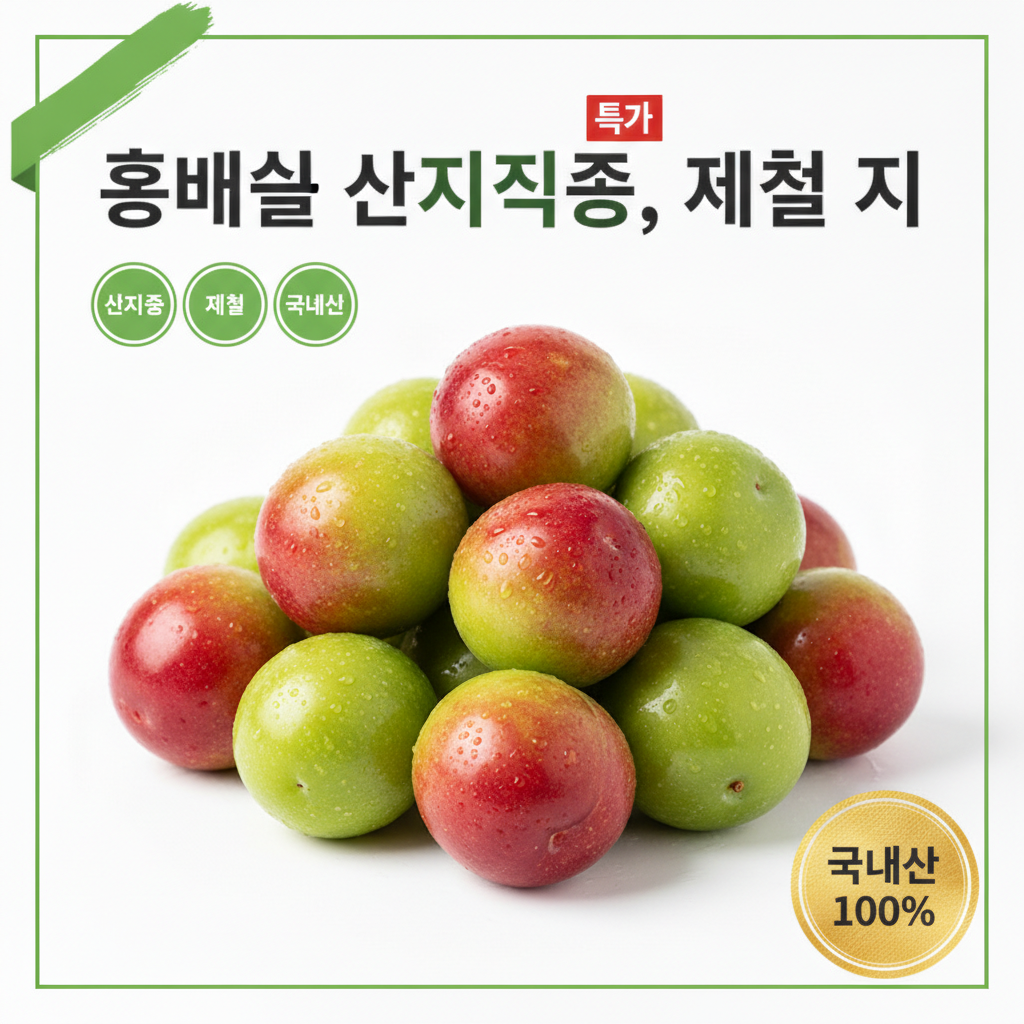 홍매실 산지직송, 제철 지금이 가장 맛있다 -싱싱이네