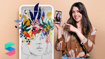 Domestika - Filtri illustrati per Facebook e Storie Instagram - Ita