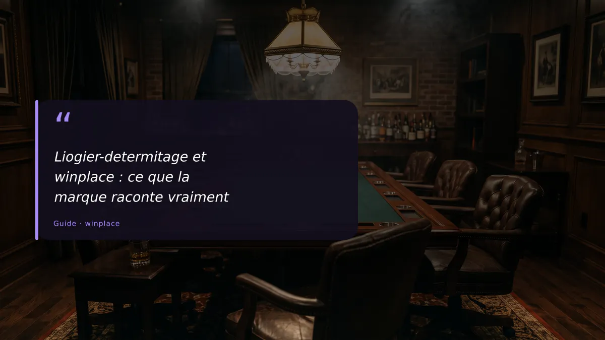 Liogier-determitage et winplace : ce que la marque raconte vraiment