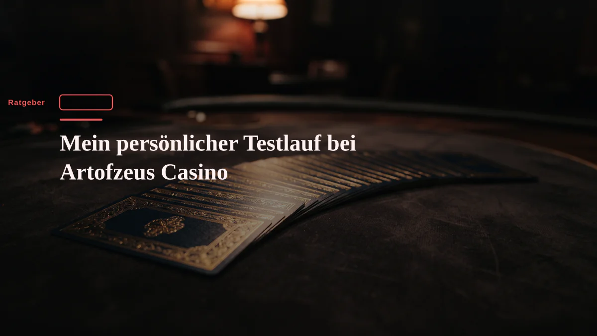Mein persönlicher Testlauf bei Artofzeus Casino