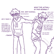 non-human turned human AU stuff