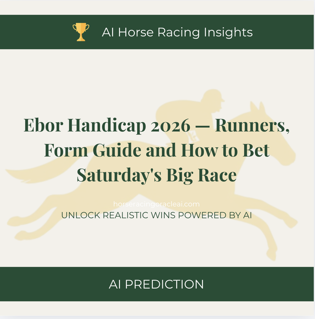 Ebor Handicap 2026 — Runners, Form Guide and How to Bet Saturday's Big Race