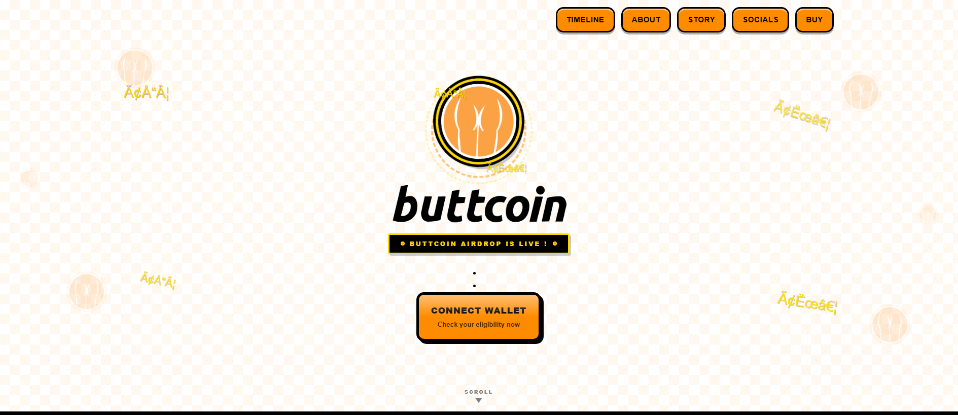Stored capture of buttcoin.exclusive-drop.fun