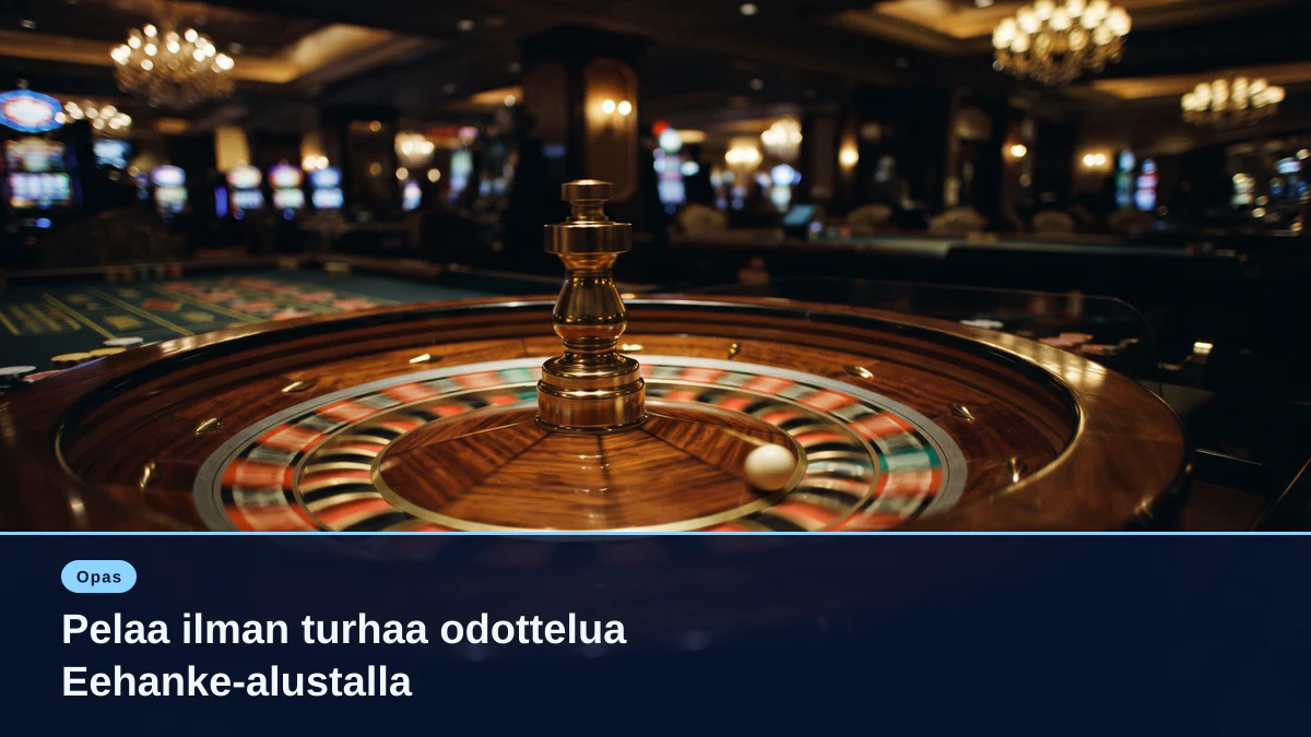 Pelaa ilman turhaa odottelua Eehanke-alustalla