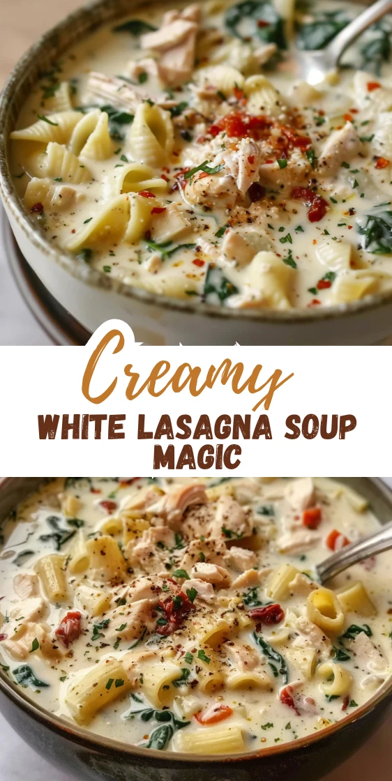 White Lasagna Soup That Tastes Better Than Pasta