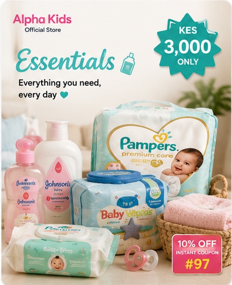 Essentials category — daily baby and nursery care