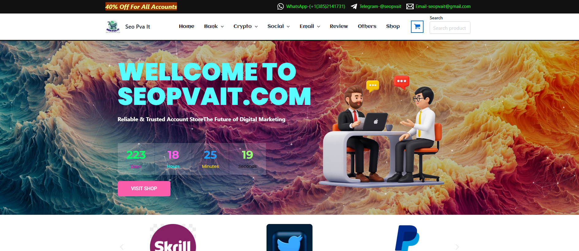 Screenshot of seopvait.com