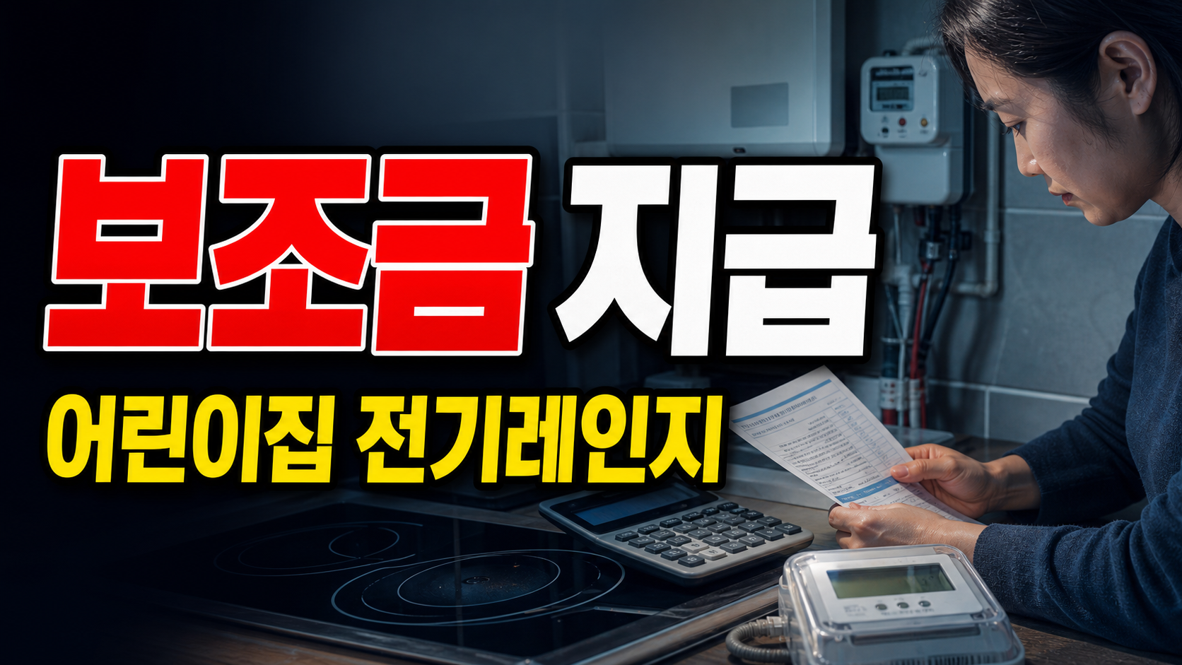 보조금 지급 뒤 정산검사까지, 어린이집 전기레인지 지원 주의사항 관련 핵심 정보를 상징적으로 보여주는 썸네일 이미지