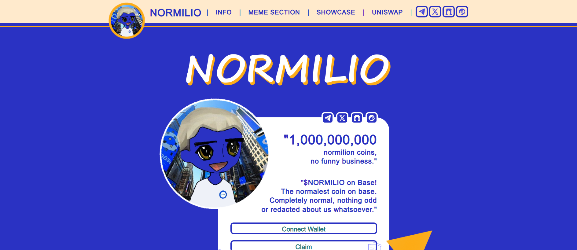 Screenshot of normilio.pages.dev