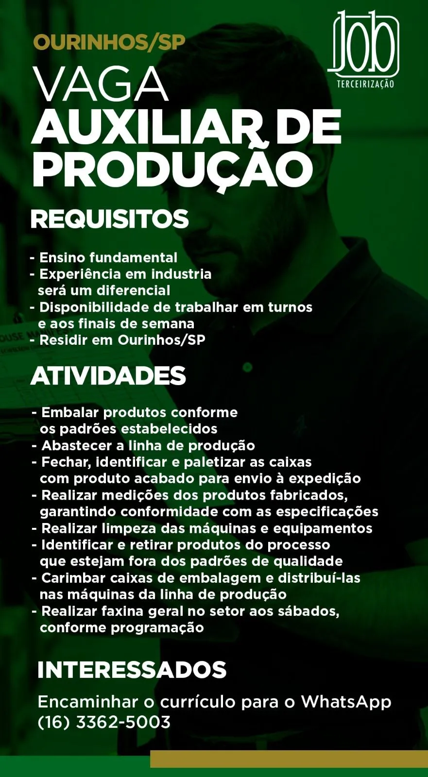 Aux De Produ&Ccedil;&Atilde;o