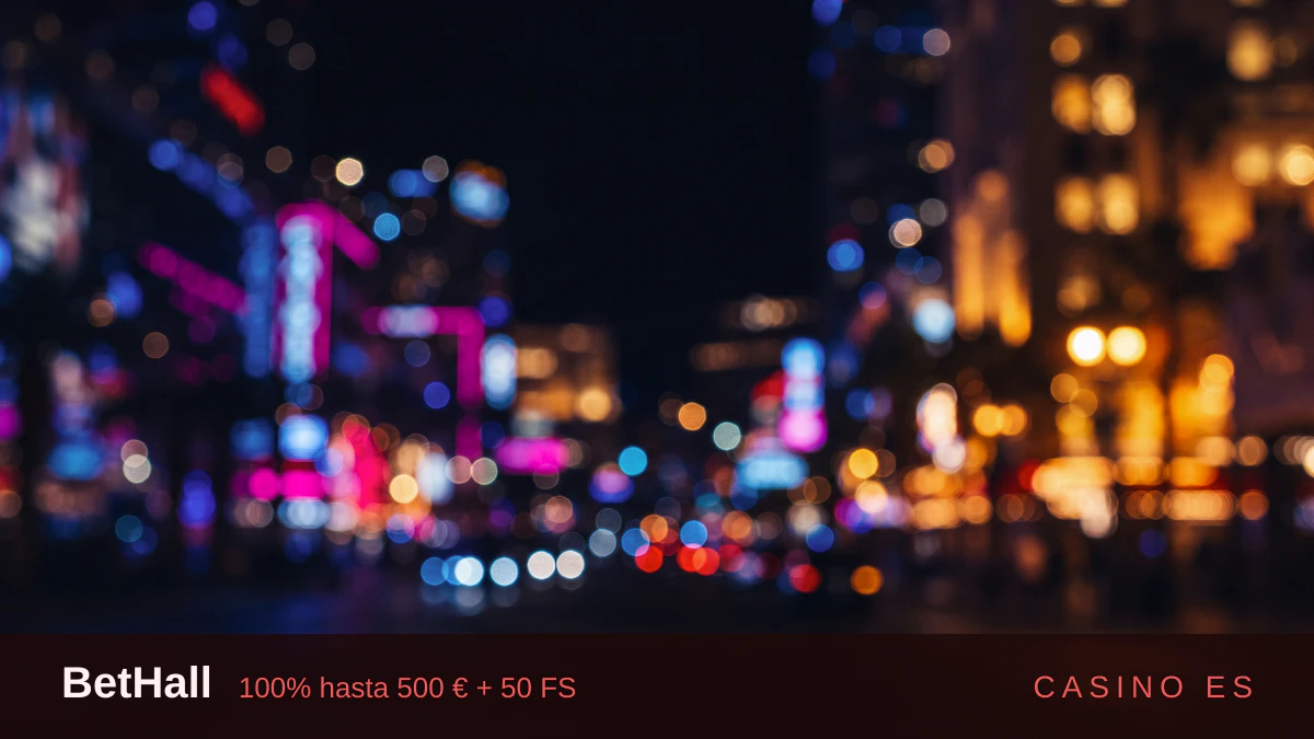 BetHall casino — bono de bienvenida 100% hasta 500 € + 50 FS, pagos: Visa, Mastercard, Skrill, Neteller, Revolut
