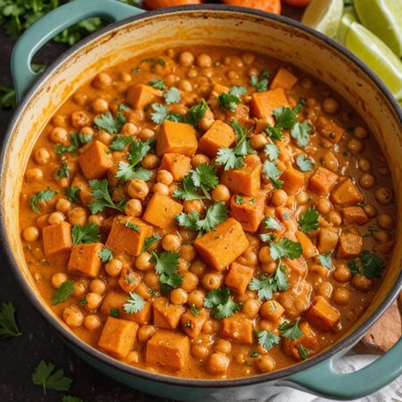 Sweet Potato Chickpea Curry Recipe Simplified