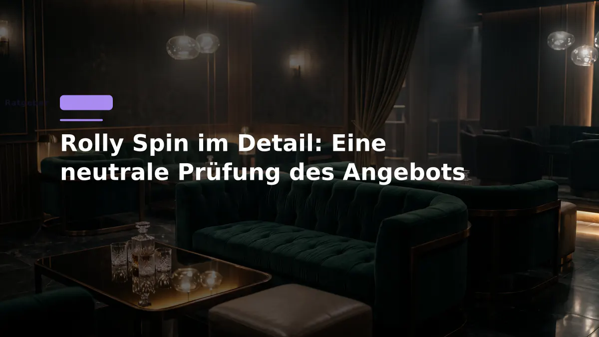 Rolly Spin im Detail: Eine neutrale Prüfung des Angebots