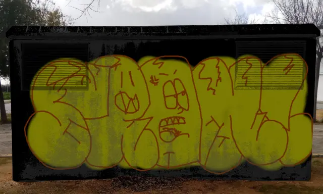 Graffiti artwork by SRAK