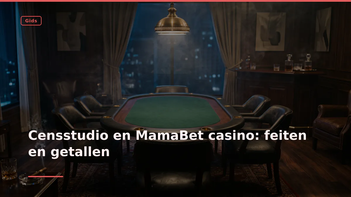 Censstudio en MamaBet casino: feiten en getallen