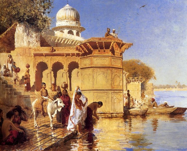 Edwin-Lord-Weeks-Along-The-Ghats-Mathura