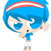 Loopy blue