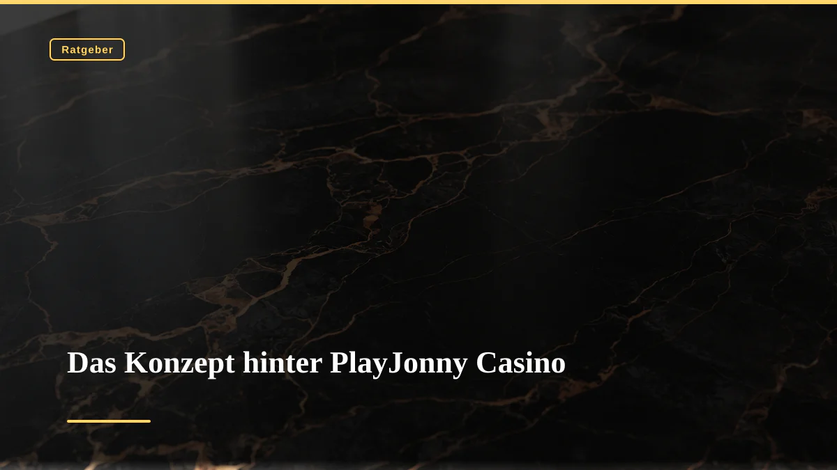 Das Konzept hinter PlayJonny Casino 1 Das Konzept hinter PlayJonny Casino