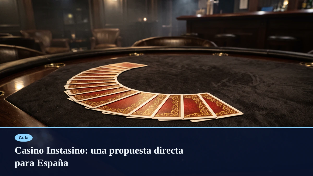 Casino Instasino: una propuesta directa para España