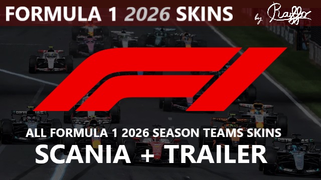 Formula 1 2026 skins by Raffo