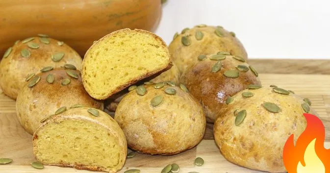 Постер Тыквенные булочки с сыром