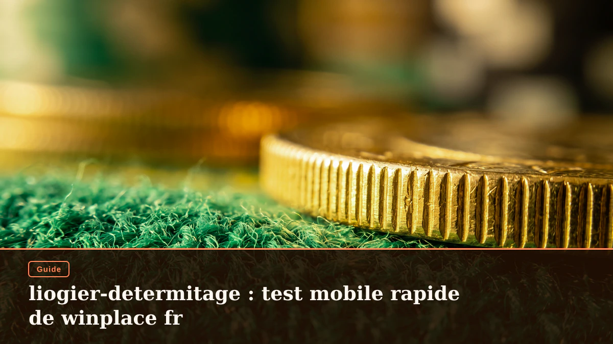 liogier-determitage : test mobile rapide de winplace fr