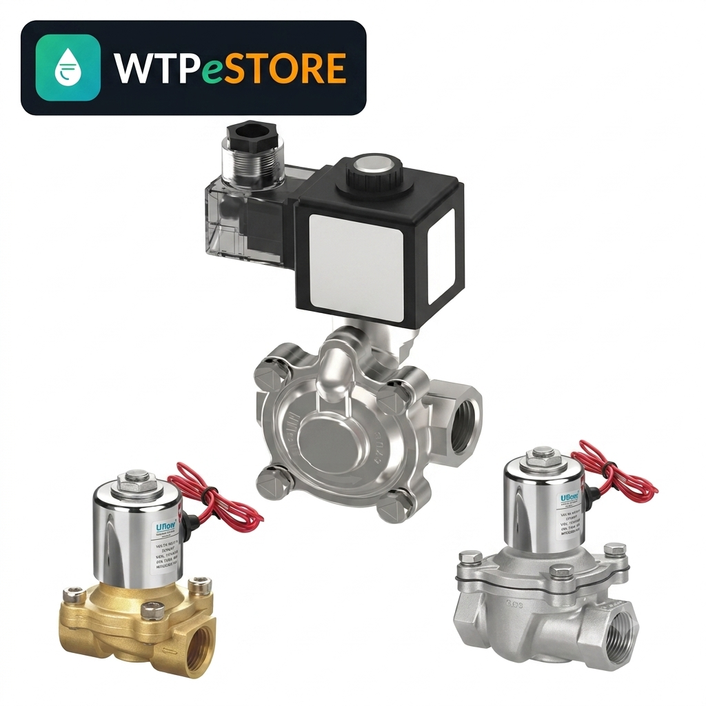 PCN208/PCN2E – 15NB SS304 PILOT OPERATED DIAPHRAGM TYPE SOLENOID VALVE (NC)