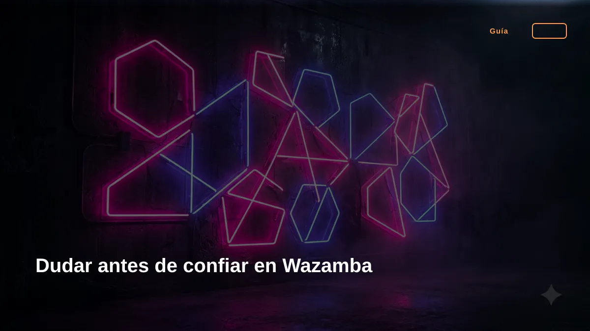 Dudar antes de confiar en Wazamba