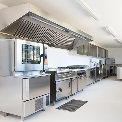Professional kitchen installation project