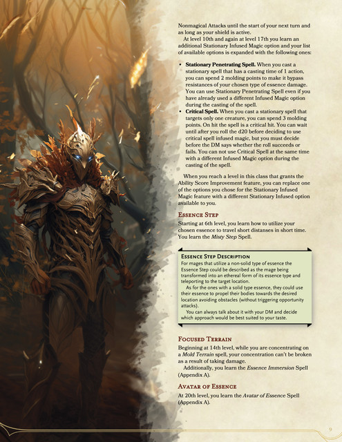 Script Mage Animset Molding Mage: An Anime Class - Dungeon Masters Guild | DriveThruRPG