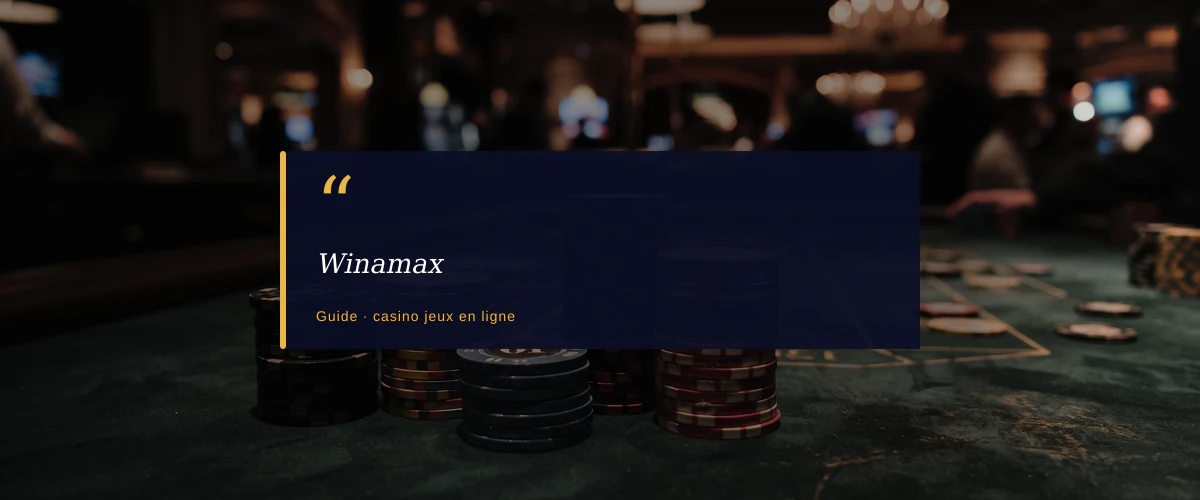 Winamax — fiche : Top 10 casinos de jeux en ligne en 2026