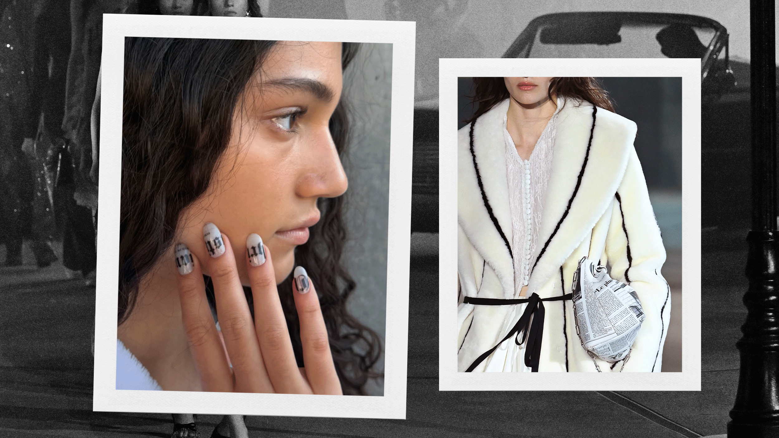 Newspaper Nails Take Centre Stage