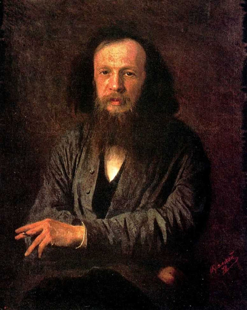 Портрет химика Дмитрия Ивановича Менделеева