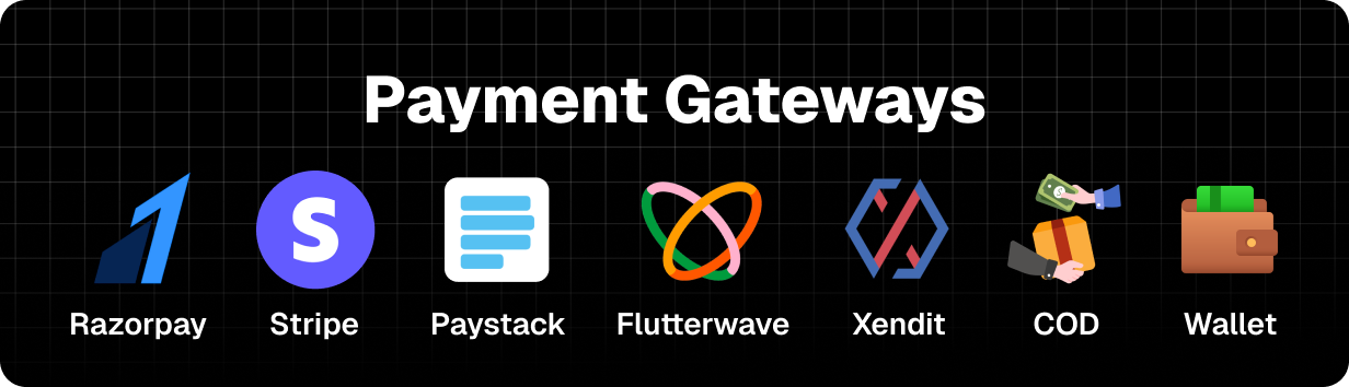 Payment gateway - Hyperlocal - Multivendor eCommerce, Grocery, Food, Pharmacy Flutter Delivery app - Admin & Website